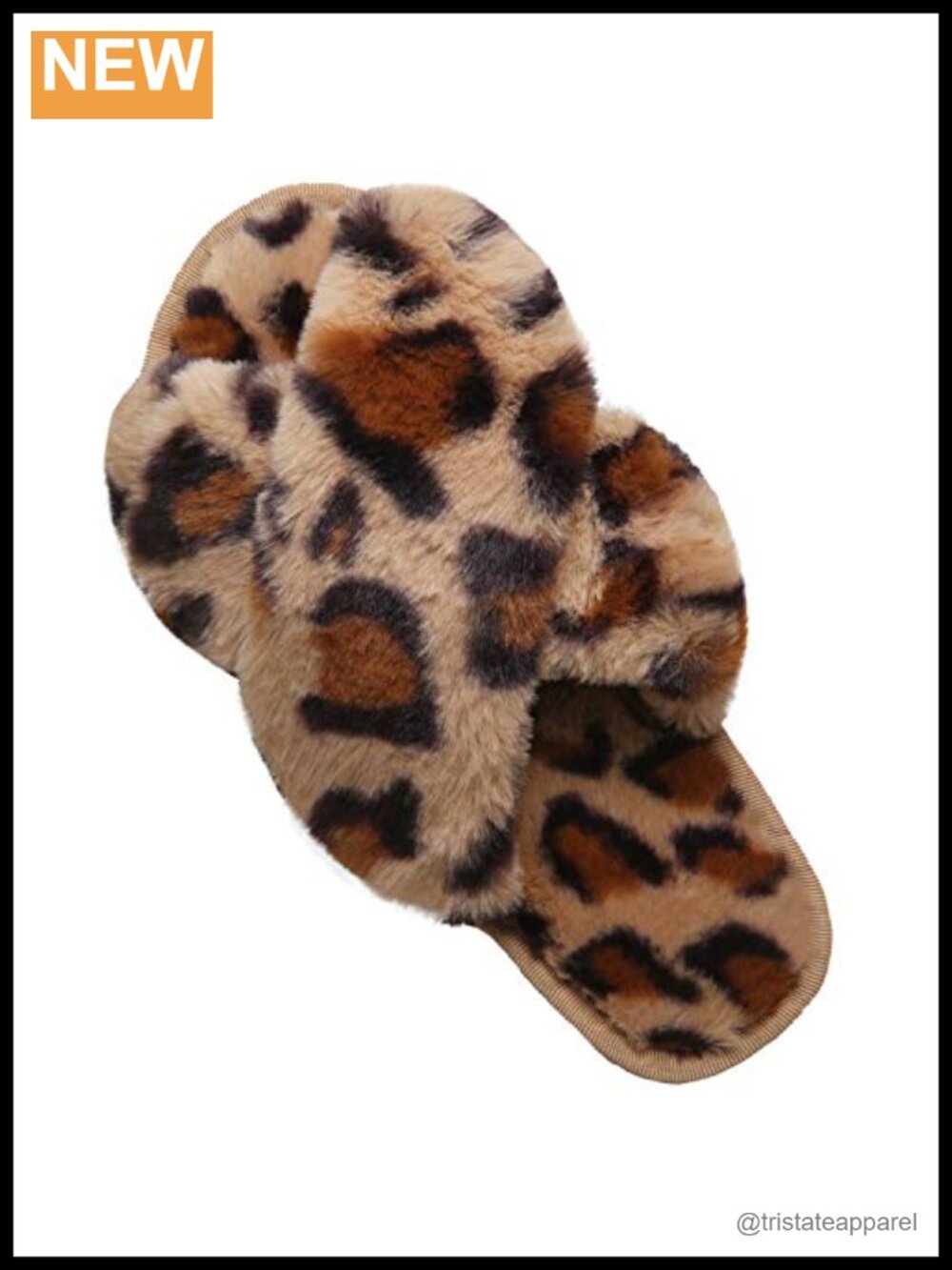 Plush Fleece Cross Band Open Toe Fuzzy Slippers Lightweight Non Slip House Shoes